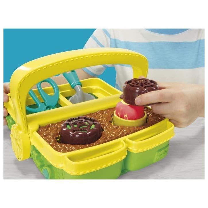 Play-Doh Mon jardin de fleurs, coffret de pâte a modeler inspiré du jardinage et de la nature, loisirs créatifs pour enfants, Play-Doh Mon jardin de fleurs, coffret de pâte a modeler inspiré du jardinage et de la nature, loisirs créatifs pour enfants,