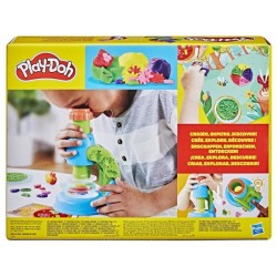 Play-Doh Mon petit microscope, pâte a modeler, 9 accessoires et 5 c