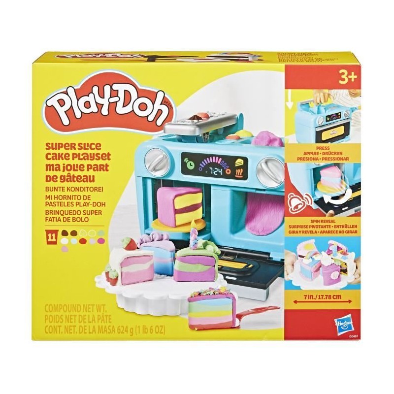 Play-Doh Ma jolie part de gâteau, coffret de pâte a modeler Play-Doh Ma jolie part de gâteau, coffret de pâte a modeler