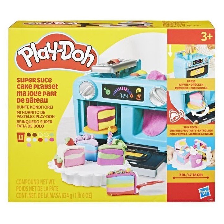 Play-Doh Ma jolie part de gâteau, coffret de pâte a modeler Play-Doh Ma jolie part de gâteau, coffret de pâte a modeler