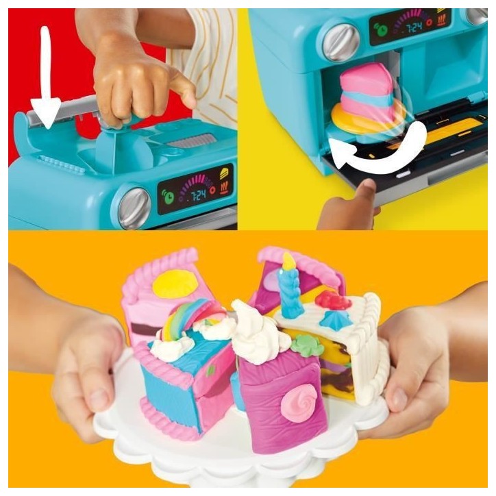 Play-Doh Ma jolie part de gâteau, coffret de pâte a modeler Play-Doh Ma jolie part de gâteau, coffret de pâte a modeler