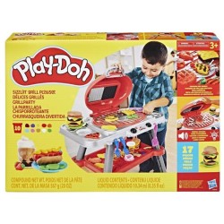 PlayDoh Délices grillés BBQ factice, coffret de pâte a modeler avec