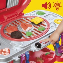 PlayDoh Délices grillés BBQ factice, coffret de pâte a modeler avec