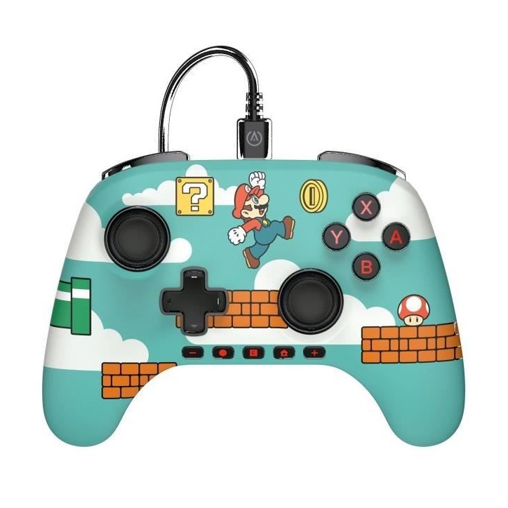 Manette de jeu - Nintendo Switch 2 - Mario Time - Filaire - Power A Manette de jeu - Nintendo Switch 2 - Mario Time - Filaire - Power A
