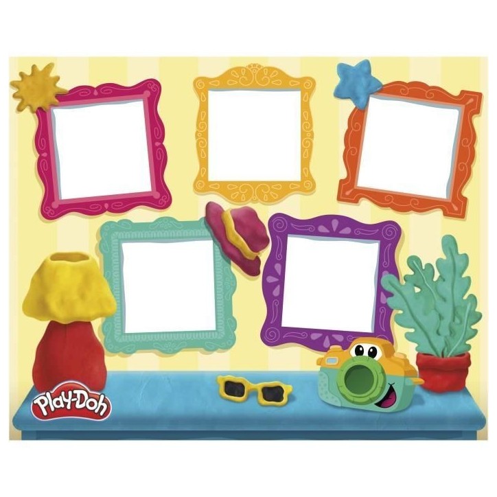 Play-Doh Mes petites photos Starters, pâte a modeler, caméra factice, 7 accessoires et tapis d'activité, des 2 ans Play-Doh Mes petites photos Starters, pâte a modeler, caméra factice, 7 accessoires et tapis d'activité, des 2 ans