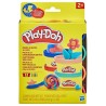 Play-Doh Pack de 12 L'imagination en fete, autocollants et pots de pâ