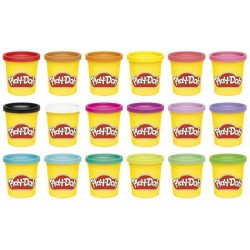 Play-Doh Pack de 18 pots imagination, loisirs créatifs de pâte a mo