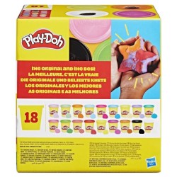 Play-Doh Pack de 18 pots imagination, loisirs créatifs de pâte a mo