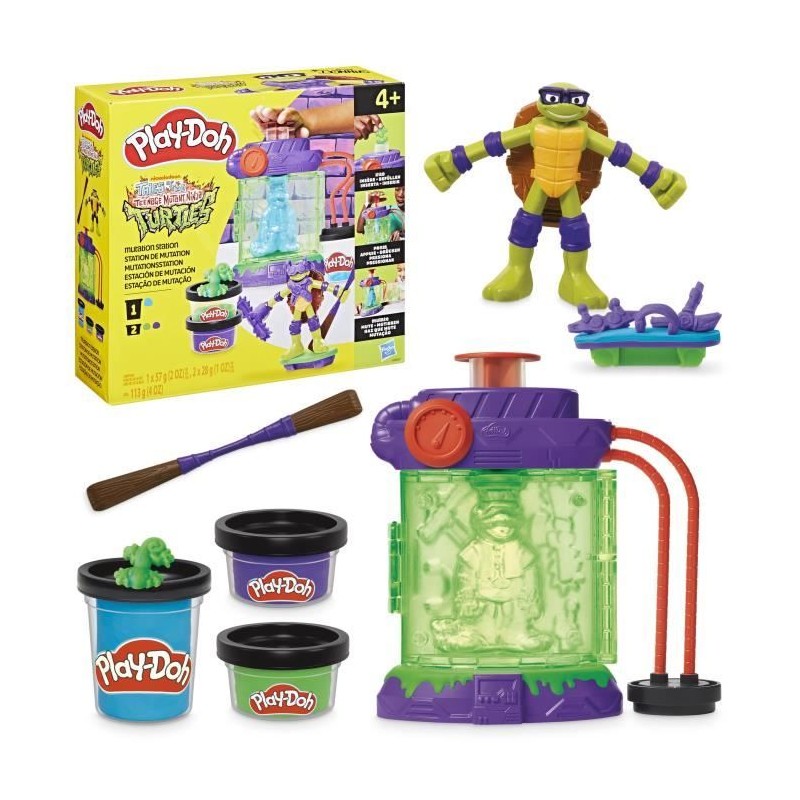 Play-Doh Les Tortues Ninja Station de mutation, coffret de pâte a mod Play-Doh Les Tortues Ninja Station de mutation, coffret de pâte a mod