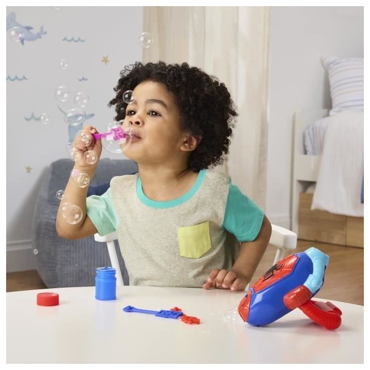 Spidey Lance-bulles électronique, jouets de déguisement de super-héros pour enfants, des 3 ans, Marvel Spidey et ses Amis Ex Spidey Lance-bulles électronique, jouets de déguisement de super-héros pour enfants, des 3 ans, Marvel Spidey et ses Amis Ex