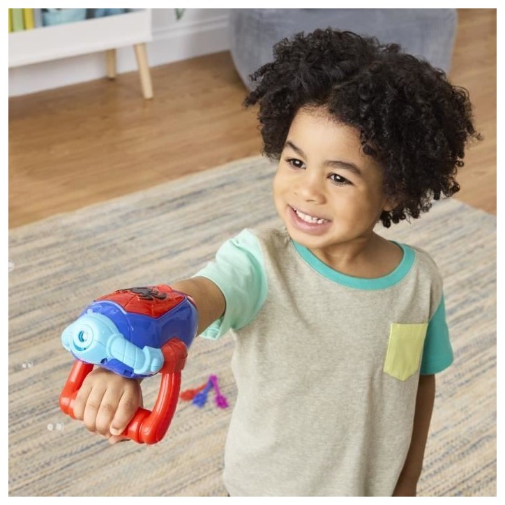 Spidey Lance-bulles électronique, jouets de déguisement de super-héros pour enfants, des 3 ans, Marvel Spidey et ses Amis Ex Spidey Lance-bulles électronique, jouets de déguisement de super-héros pour enfants, des 3 ans, Marvel Spidey et ses Amis Ex