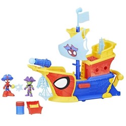 Bateau de pirates Spidey Bulles et toiles Water-Webs, Marvel Spidey et