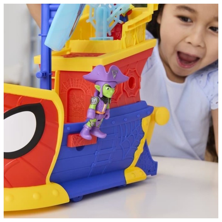 Bateau de pirates Spidey Bulles et toiles Water-Webs, Marvel Spidey et ses Amis Extraordinaires, des 4 ans Bateau de pirates Spidey Bulles et toiles Water-Webs, Marvel Spidey et ses Amis Extraordinaires, des 4 ans