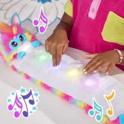 Furby DJ Furby, peluche douce électronique arc-en-ciel interactive av