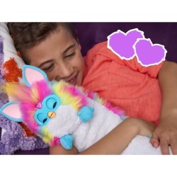 Furby DJ Furby, peluche douce électronique arc-en-ciel interactive av