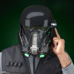 Casque Death Trooper impérial électronique premium, avec LED avancé
