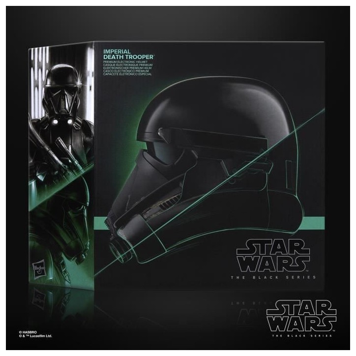 Casque Death Trooper impérial électronique premium, avec LED avancés, article de cosplay, Des 14 ans, Star Wars The Black Ser Casque Death Trooper impérial électronique premium, avec LED avancés, article de cosplay, Des 14 ans, Star Wars The Black Ser