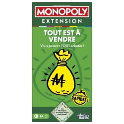 Monopoly Extension Tout est a vendre, rend le jeu Monopoly classique p