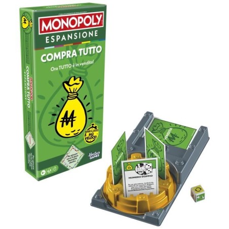 Monopoly Extension Tout est a vendre, rend le jeu Monopoly classique plus amusant et plus rapide, jeux de plateau, 2 a 6 joueur