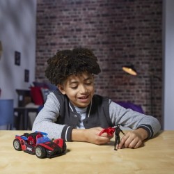 Figurine Miles Morales Bolide de course Remix, Marvel Spider-Man Venom