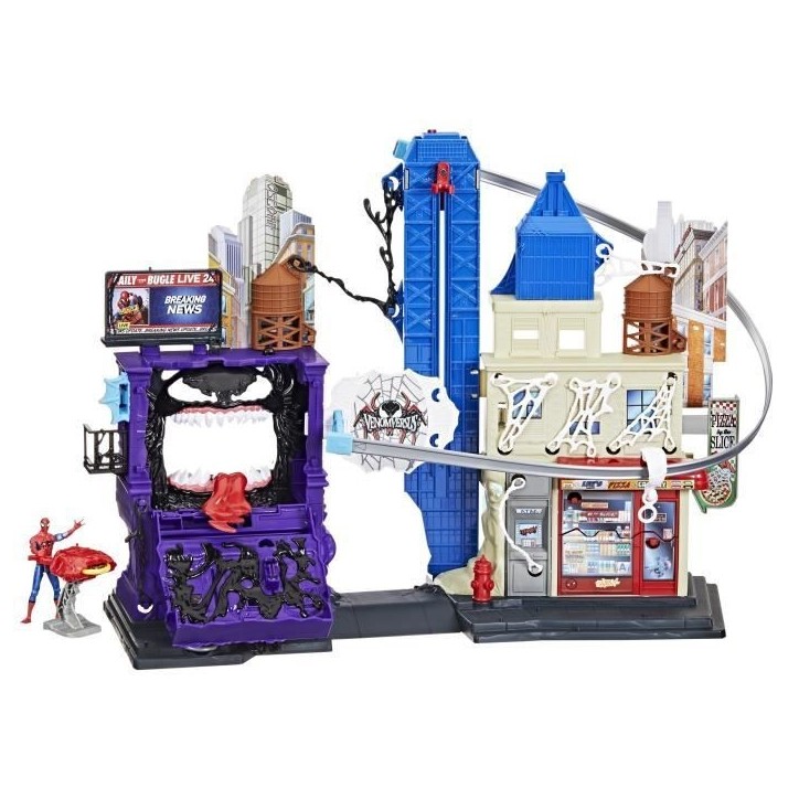 Spiderman La ville des lanceurs de toiles, coffret pour enfants, Marvel Spider-Man VenomVersus, des 4 ans Spiderman La ville des lanceurs de toiles, coffret pour enfants, Marvel Spider-Man VenomVersus, des 4 ans