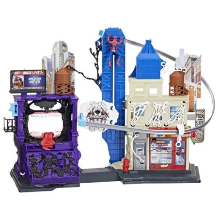 Spiderman La ville des lanceurs de toiles, coffret pour enfants, Marvel Spider-Man VenomVersus, des 4 ans