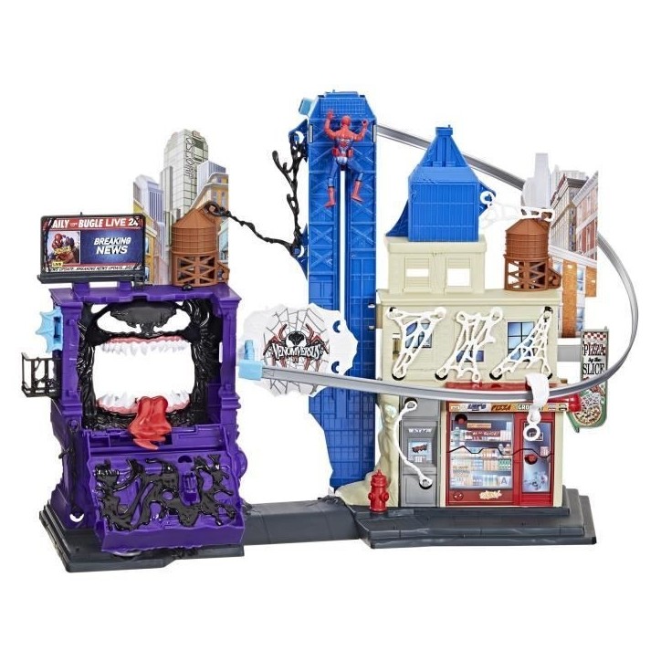 Spiderman La ville des lanceurs de toiles, coffret pour enfants, Marvel Spider-Man VenomVersus, des 4 ans Spiderman La ville des lanceurs de toiles, coffret pour enfants, Marvel Spider-Man VenomVersus, des 4 ans
