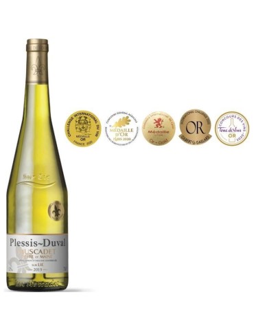 Plessis-Duval Muscadet Sevre et Maine sur Lie - Vin blanc de Loire