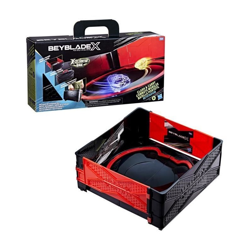 Beyblade X Arene de combat mobile, Beystadium pour toupies de compéti Beyblade X Arene de combat mobile, Beystadium pour toupies de compéti