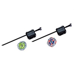 Beyblade X Set de combat Descente-choc avec arene Beystadium, 2 toupi