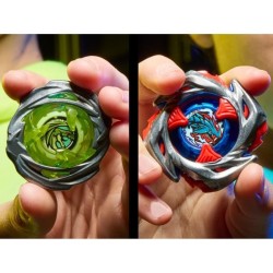 Beyblade X Set de combat Descente-choc avec arene Beystadium, 2 toupi
