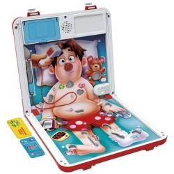 Docteur Maboul, jeu de plateau électronique avec mallette de transpor