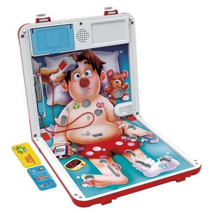 Docteur Maboul, jeu de plateau électronique avec mallette de transport tout-en-un, 2 façons de jouer, 1 joueur et plus, 10 Docteur Maboul, jeu de plateau électronique avec mallette de transport tout-en-un, 2 façons de jouer, 1 joueur et plus, 10
