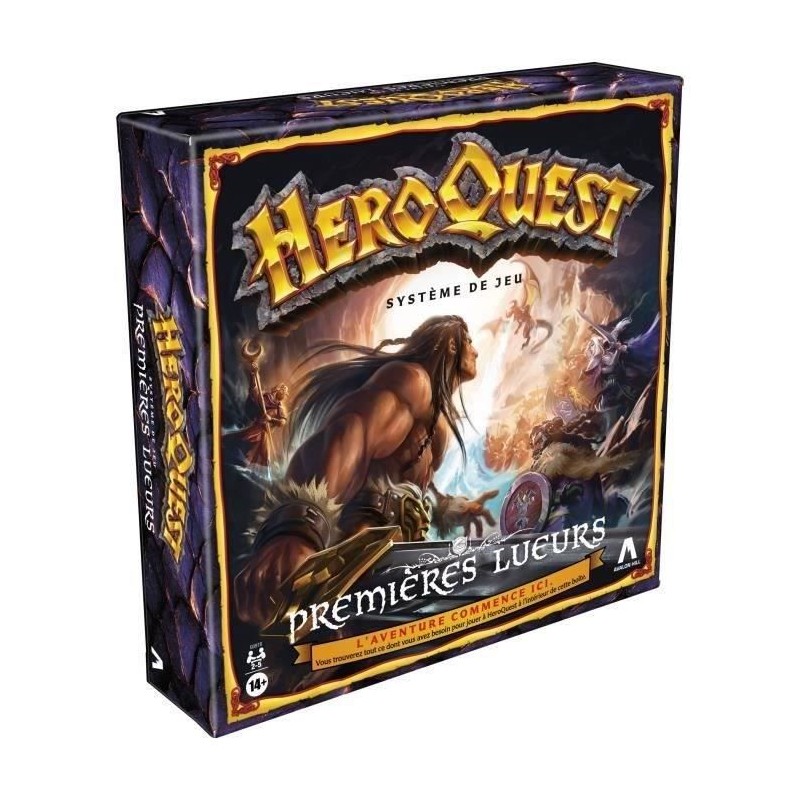 Heroquest Systeme de Jeu First Light, jeu de plateau, Avalon Hill Heroquest Systeme de Jeu First Light, jeu de plateau, Avalon Hill