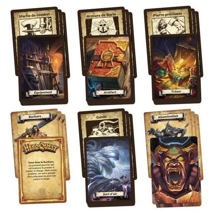 Heroquest Systeme de Jeu First Light, jeu de plateau, Avalon Hill Heroquest Systeme de Jeu First Light, jeu de plateau, Avalon Hill
