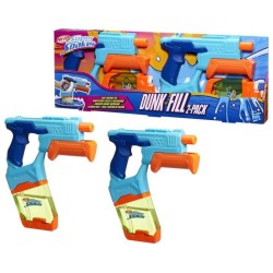 Nerf Dunk-Fill, Pack de 2 pistolets a eau, réservoirs a remplissage