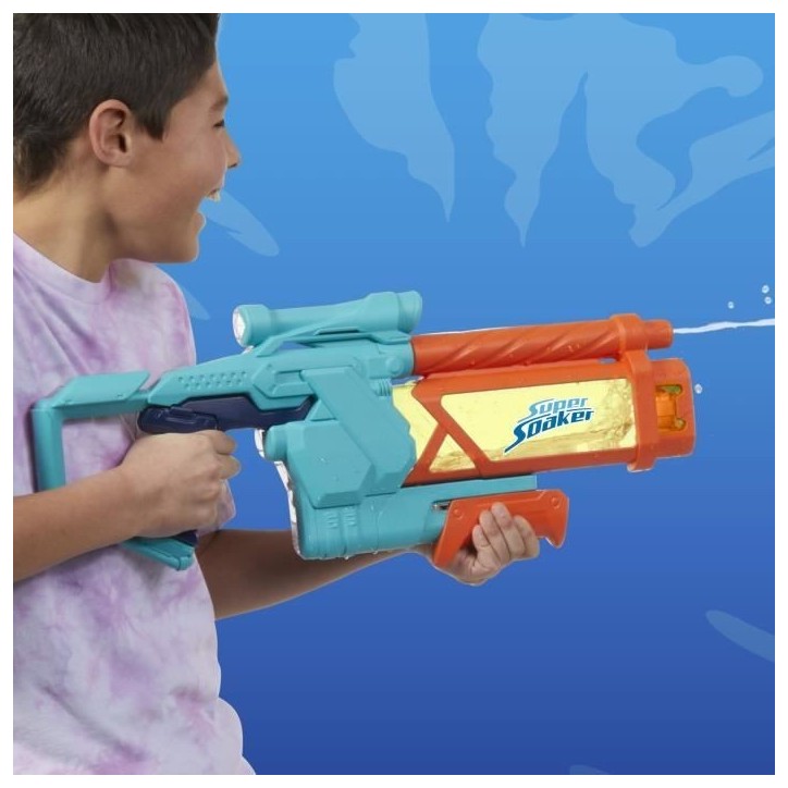 Nerf Pistolet a eau Mega Dunk-Fill, remplissage instantané facile, Réservoir 1L, Nerf Super Soaker, des 6 ans Nerf Pistolet a eau Mega Dunk-Fill, remplissage instantané facile, Réservoir 1L, Nerf Super Soaker, des 6 ans