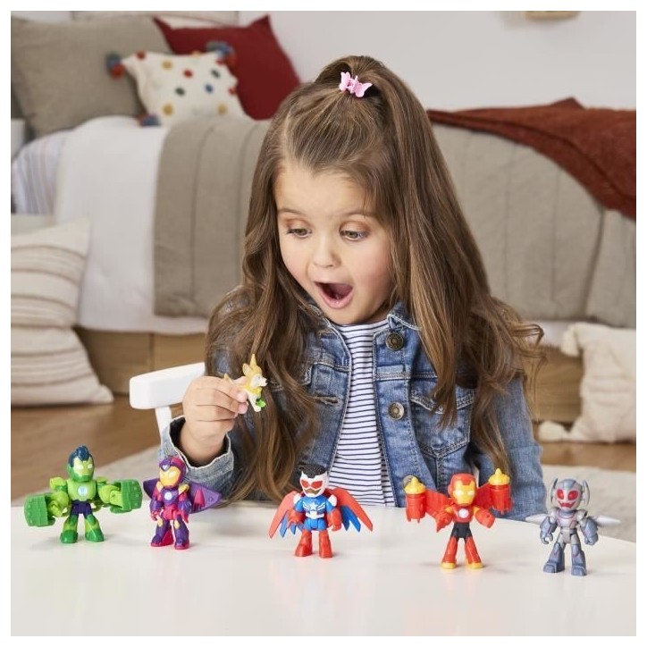 Pack 6 figurines Iron Man Avengers en armure, Marvel Iron Man and his Awesome Friends, des 3 ans Pack 6 figurines Iron Man Avengers en armure, Marvel Iron Man and his Awesome Friends, des 3 ans
