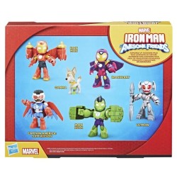 Pack 6 figurines Iron Man Avengers en armure, Marvel Iron Man and his
