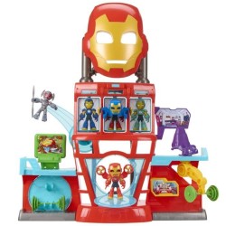 QG d'Iron Man, coffret électronique pour enfant, Marvel Iron Man and