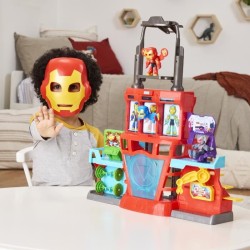 QG d'Iron Man, coffret électronique pour enfant, Marvel Iron Man and