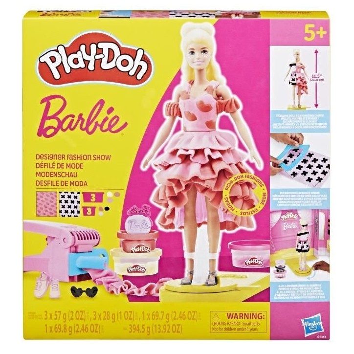 Play-Doh Barbie Défilé de mode, coffret de pâte a modeler, des 5 ans