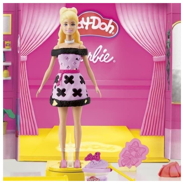 Play-Doh Barbie Défilé de mode, coffret de pâte a modeler, des 5 ans