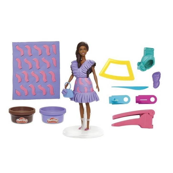 Play-Doh Barbie Style fashionista, coffret de pâte a modeler