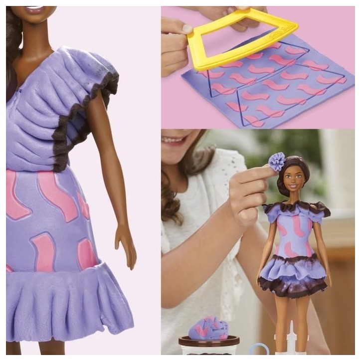 Play-Doh Barbie Style fashionista, coffret de pâte a modeler