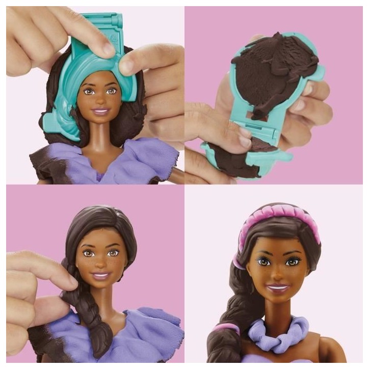 Play-Doh Barbie Style fashionista, coffret de pâte a modeler