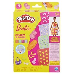 Play-Doh Barbie Fleurs et fleurons, recharges pour coffret de pâte a