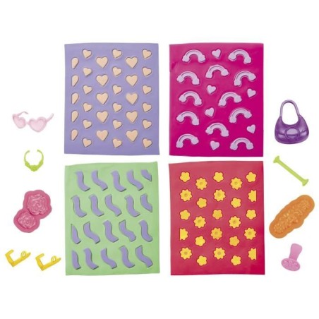Play-Doh Barbie Fleurs et fleurons, recharges pour coffret de pâte a modeler