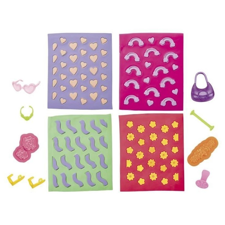Play-Doh Barbie Fleurs et fleurons, recharges pour coffret de pâte a modeler