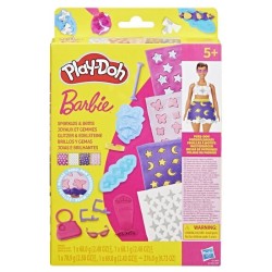 Play-Doh Barbie Joyaux et gemmes, recharges pour coffret de pâte a mo